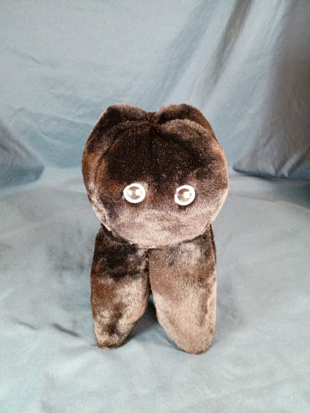 Black Molar Tooth Plush Dental Novelty Fixed Eyes